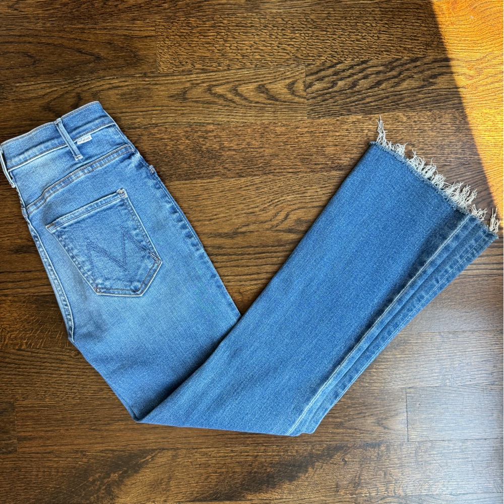 MOTHER Ankle Jeans in Classic Blue
